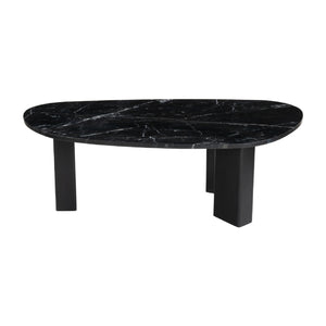 Organic-Shaped Marble Coffee Table | OROA Modern Aberdeen