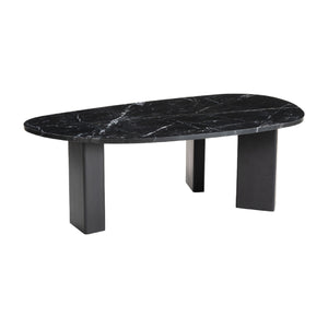 Organic-Shaped Marble Coffee Table | OROA Modern Aberdeen