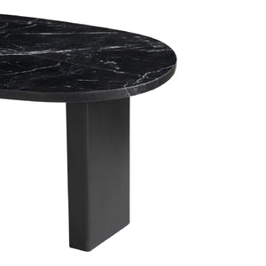 Organic-Shaped Marble Coffee Table | OROA Modern Aberdeen