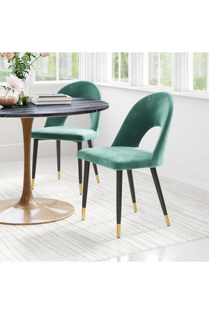 Velvet Dining Chairs (2) | OROA Modern Menlo | Oroa.com
