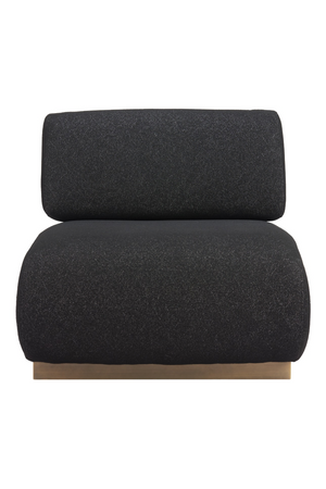 Black Textured Fabric Accent Chair | OROA Modern Barsa | Oroa.com