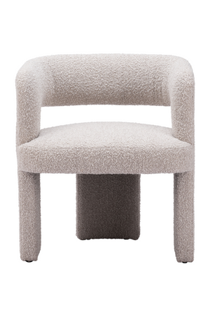 Beige Shearling Accent Chair | OROA Modern Java | Oroa.com