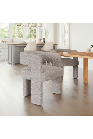 Beige Shearling Accent Chair | OROA Modern Java | Oroa.com