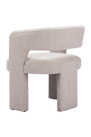 Beige Shearling Accent Chair | OROA Modern Java | Oroa.com