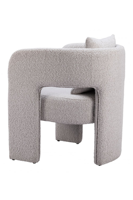 Gray Curved Dining Chair | OROA Modern Melilla | Oroa.com