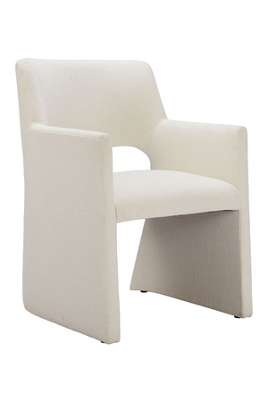 White Linen Dining Chair | OROA Modern Minet | Oroa.com