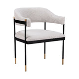 Textured Light Gray Dining Chair | OROA Modern Zadar | Oroa.com