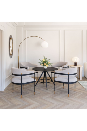 Textured Light Gray Dining Chair | OROA Modern Zadar | Oroa.com