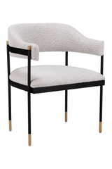 Textured Light Gray Dining Chair | OROA Modern Zadar | Oroa.com