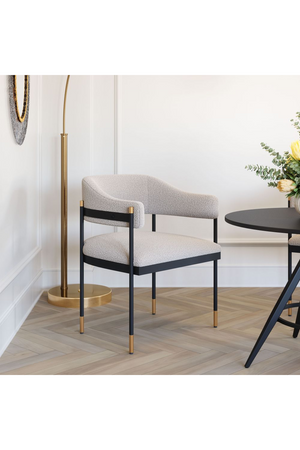 Textured Light Gray Dining Chair | OROA Modern Zadar | Oroa.com