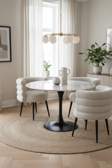 Light Gray Layered Dining Chair | OROA Modern Grena | Oroa.com