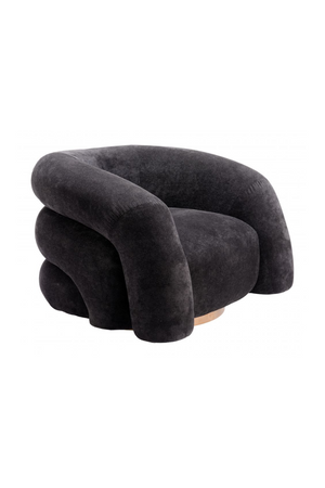 Black Velvet Accent Chair | OROA Modern Havn | Oroa.com