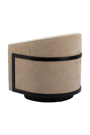 Golden Beige Swivel Chair | OROA Modern Hanko | Oroa.com