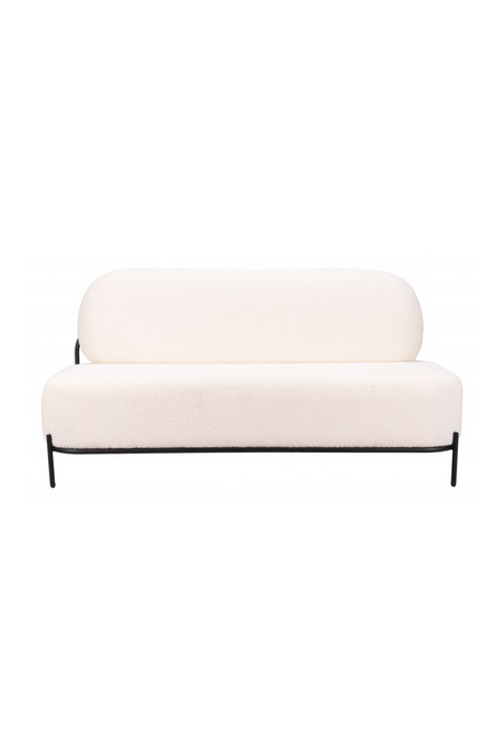 White Teddy Fabric Sofa | OROA Modern Arendal | Oroa.com