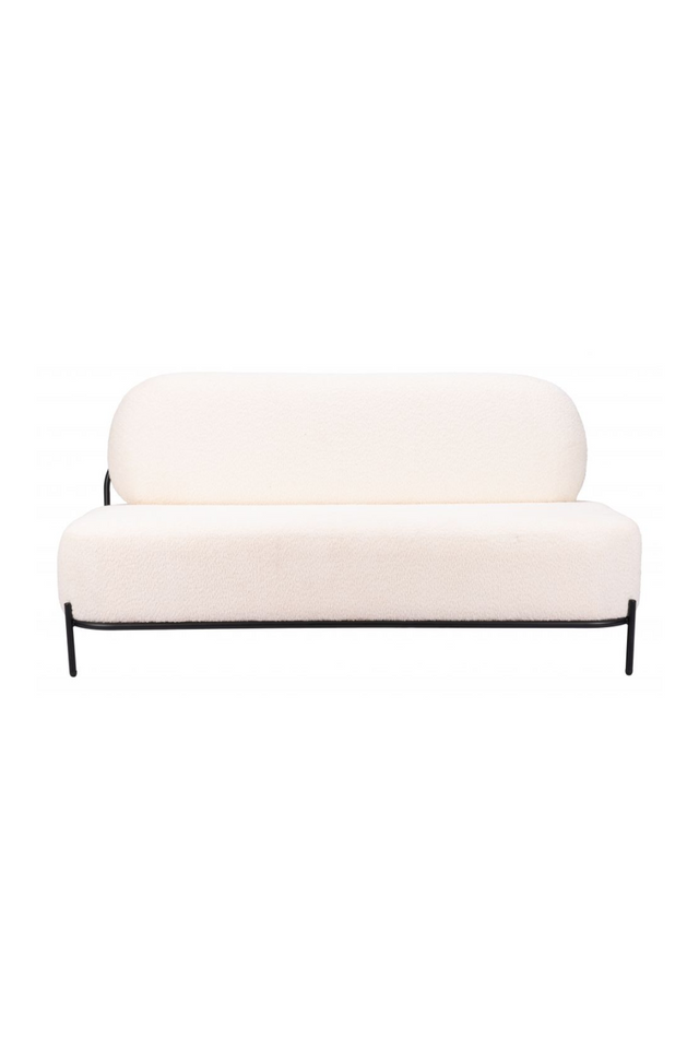 White Teddy Fabric Sofa | OROA Modern Arendal | Oroa.com