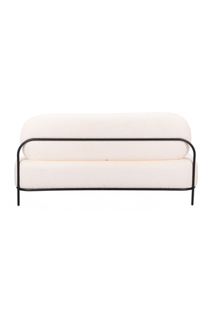 White Teddy Fabric Sofa | OROA Modern Arendal | Oroa.com