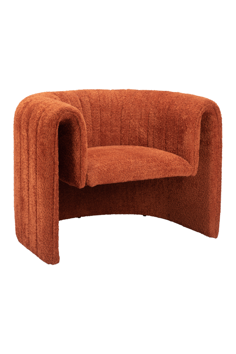 Orange Sherpa Accent Chair | OROA Modern Viana | Oroa.com