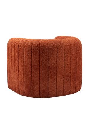 Orange Sherpa Accent Chair | OROA Modern Viana | Oroa.com