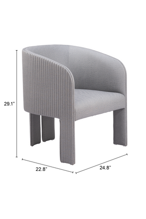 Poly Linen Accent Chair | OROA Modern Hull | Oroa.com