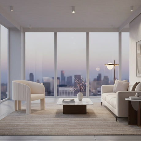 Poly Linen Accent Chair | OROA Modern Hull | Oroa.com