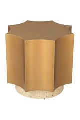 Gold Coved-Edged Side Table | OROA Modern Osam | Oroa.com