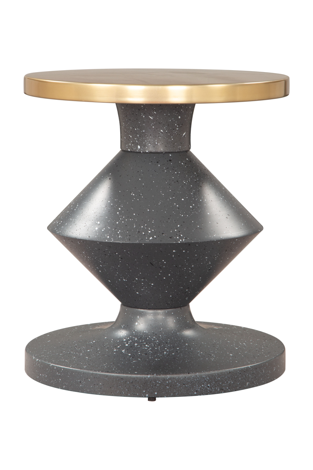 Black Geometrical Base Side Table | OROA Modern Litar | Oroa.com
