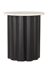 Round White Marble Side Table | OROA Modern Slika | Oroa.com