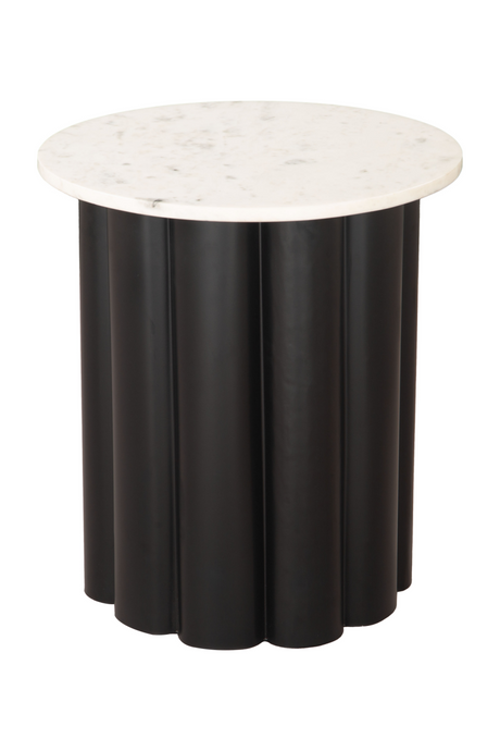 Round White Marble Side Table | OROA Modern Slika | Oroa.com