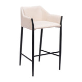 Poly Linen Bar Stool | OROA Modern Andover
