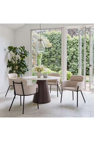 Vinyl Upholstered Dining Chairs (2) | OROA Modern Bremor | Oroa.com