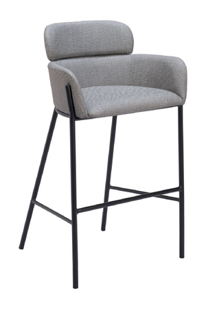 Vinyl Upholstered Bar Stool | OROA Modern Bremor | Oroa.com