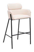 Vinyl Upholstered Bar Stool | OROA Modern Bremor | Oroa.com