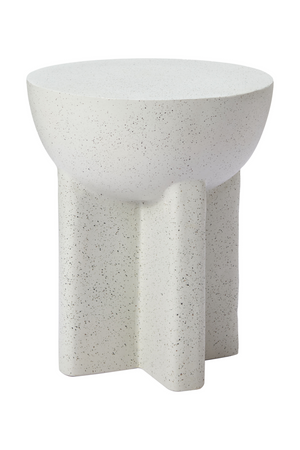 White Terrazzo-Look Side Table | OROA Modern Molli | Oroa.com