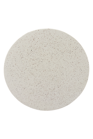 White Terrazzo-Look Side Table | OROA Modern Molli | Oroa.com