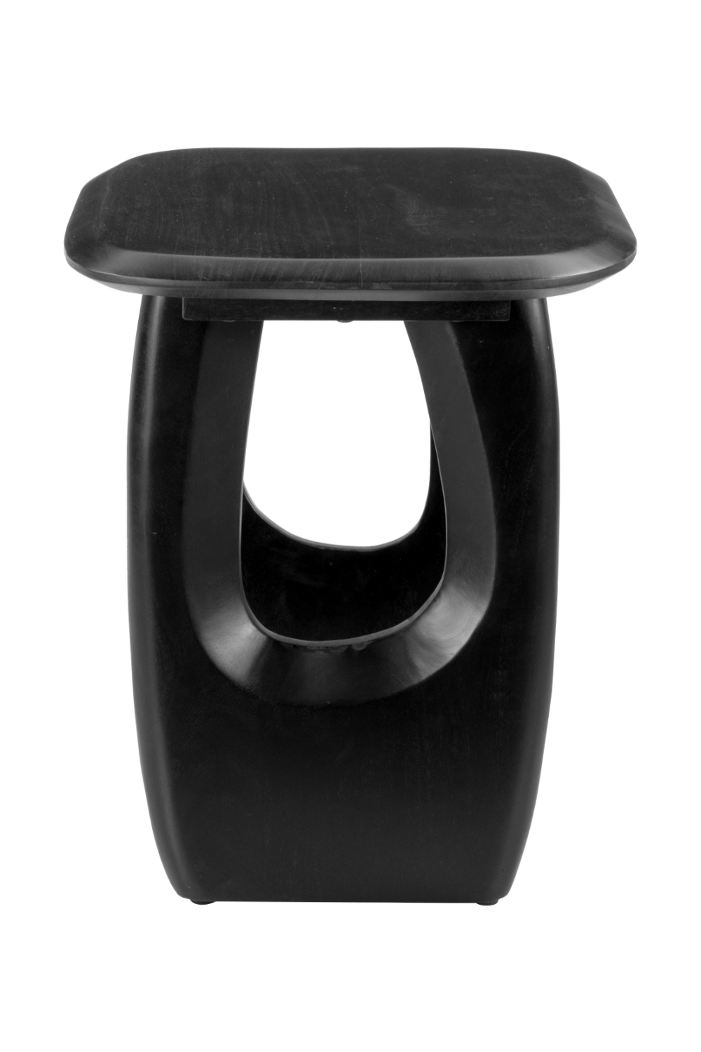 Black Acacia Wood Accent Table | OROA Modern Arasan | Oroa.com