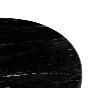  Black Marble Round Coffee Table | Oroa.com