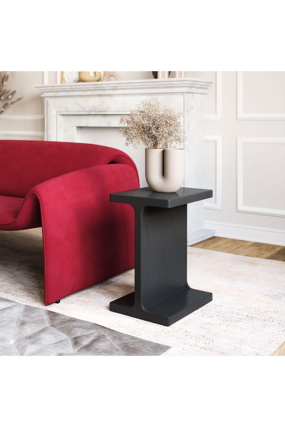 Solid Mango Wood Side Table | OROA Modern Bama | Oroa.com