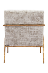 Steel-Framed Beige Lounge Chair | OROA Modern Norrebro | Oroa.com
