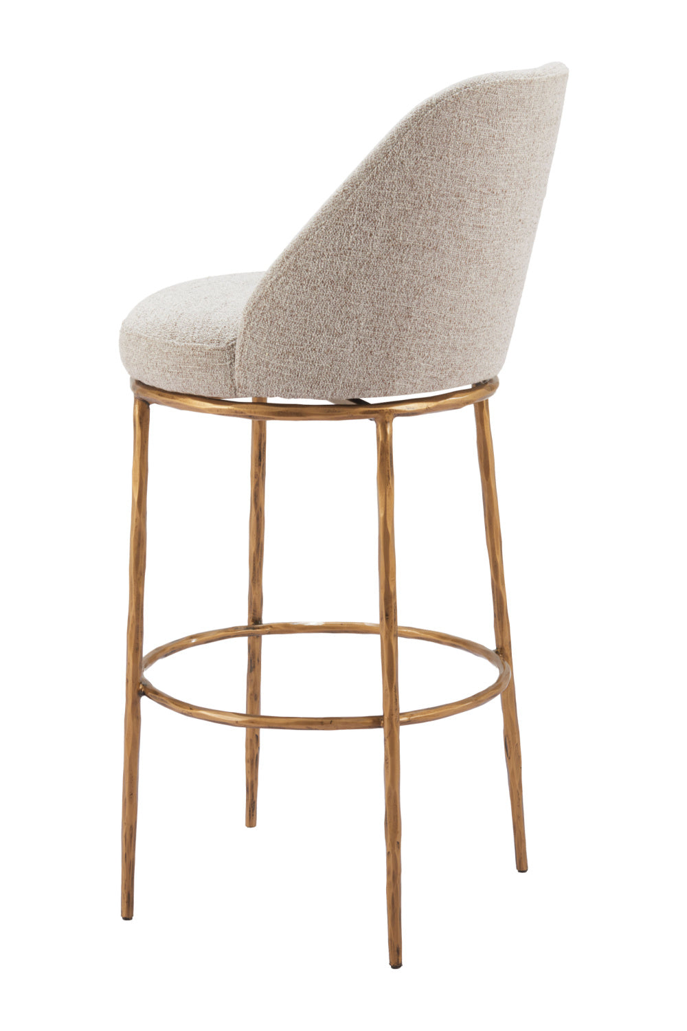 Beige Swivel Bar Stool | OROA Modern Nordhavn | Oroa.com