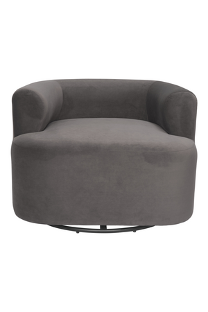 Gray Velvet Swivel Chair | OROA Modern Mugav | Oroa.com