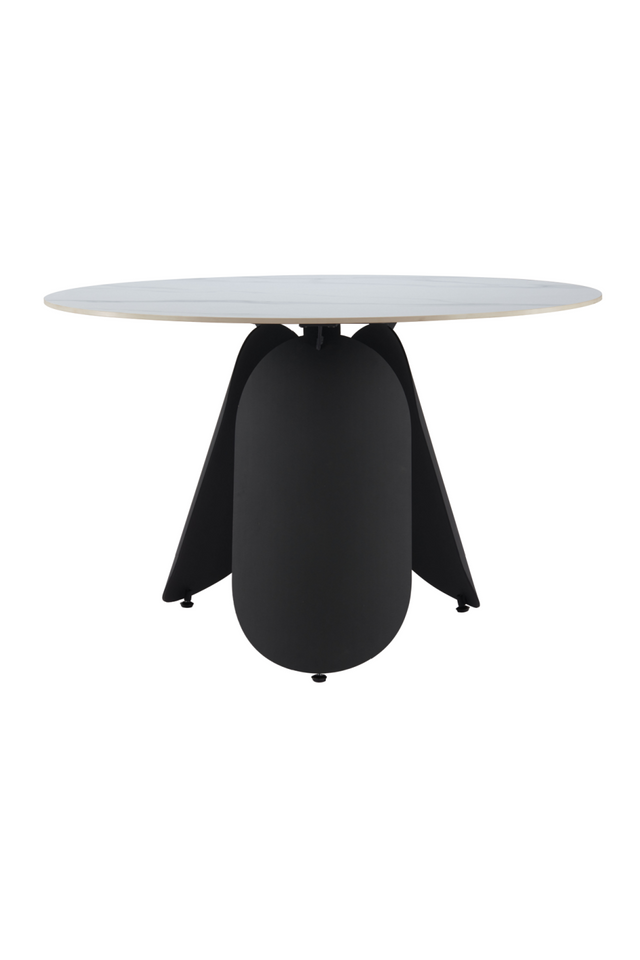 White Sintered Stone Dining Table | OROA Modern Toru | Oroa.com