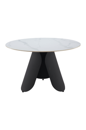 White Sintered Stone Dining Table | OROA Modern Toru | Oroa.com