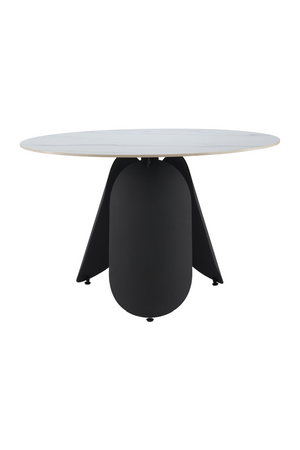 White Sintered Stone Dining Table | OROA Modern Toru | Oroa.com