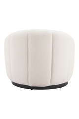 Cream Shearling Accent Chair | OROA Modern Bhutan | Oroa.com