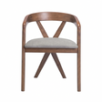 Gray Linen Seat Dining Chair | OROA Modern Cairo | Oroa.com