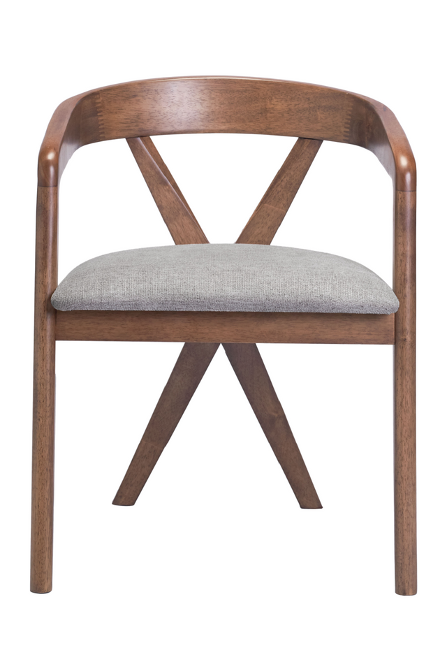 Gray Linen Seat Dining Chair | OROA Modern Cairo | Oroa.com