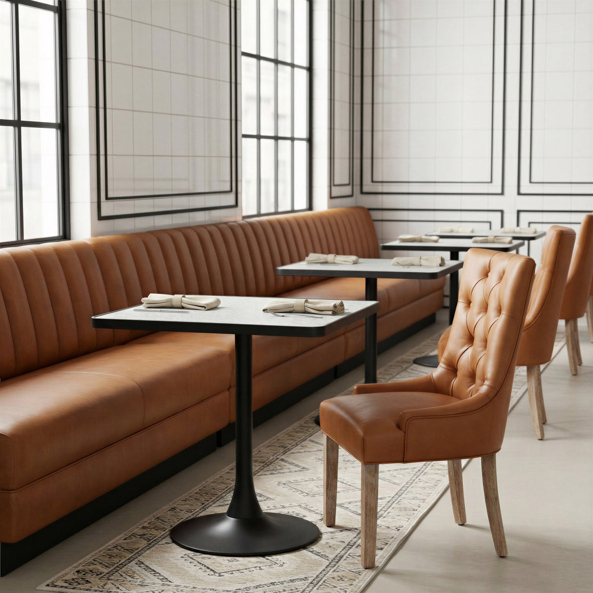   Square Terrazzo Bistro Table | Oroa.com