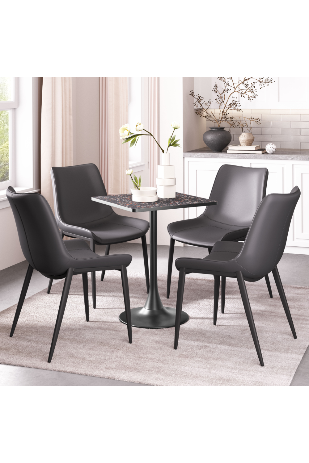 Square Terrazzo Bistro Table | OROA Modern Spot | Oroa.com