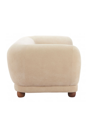 Taupe Corduroy Loveseat | OROA Modern Boet | Oroa.com