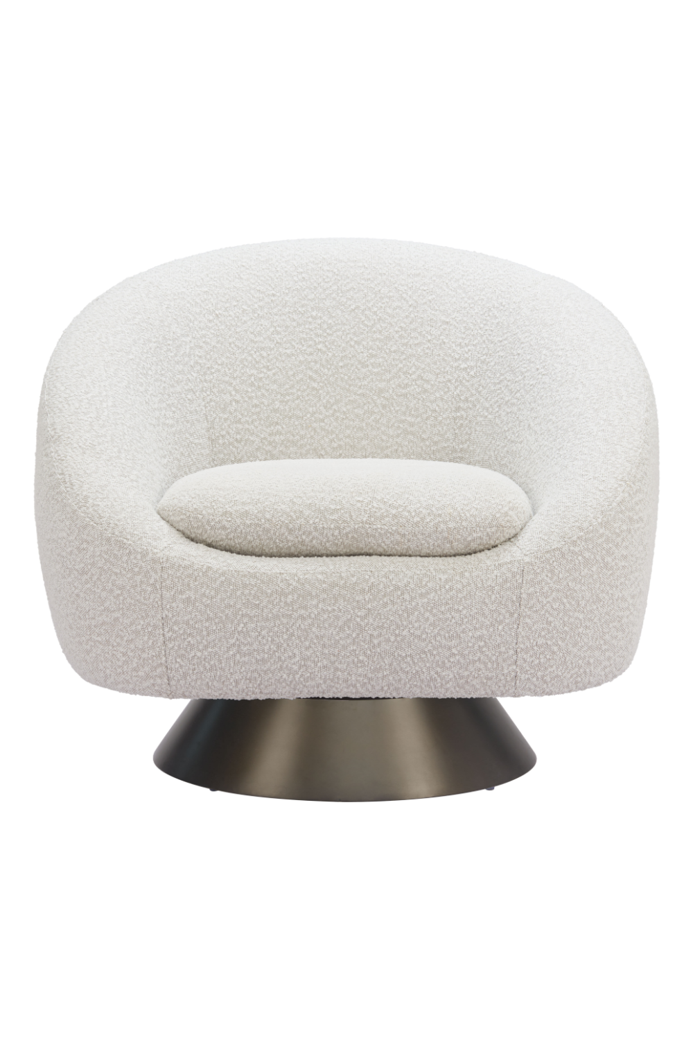 Bronze Base Gray Swivel Chair | OROA Modern Modan | Oroa.com